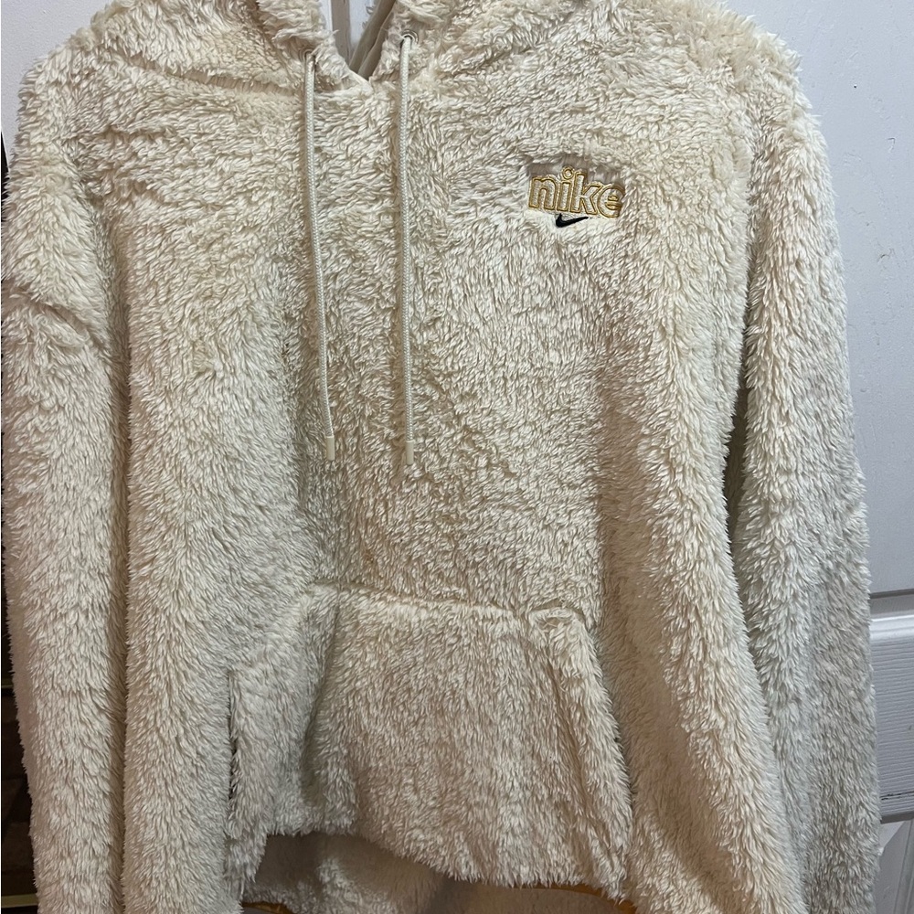 Nike Cream Fuzzy Hoodie